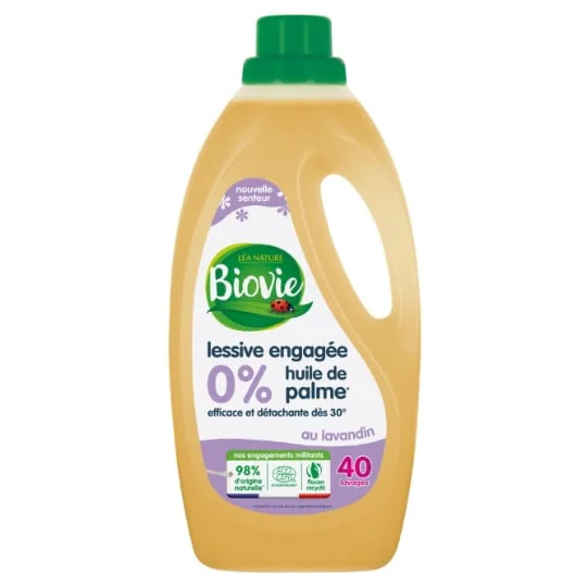 Lessive Liquide Concentrée Senteur Lavandin Ecocert Bio