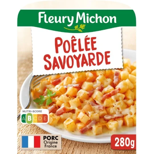 Poêlée savoyarde lardons fumés