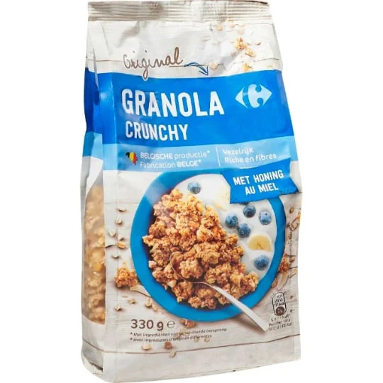 Céréales Granola Crunchy au miel