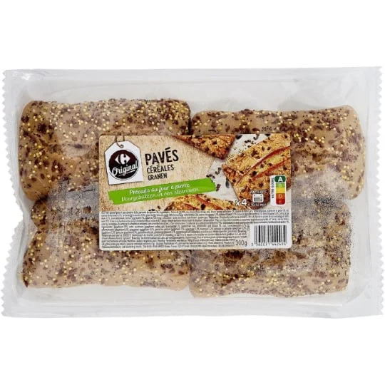 Pavés précuits céréales