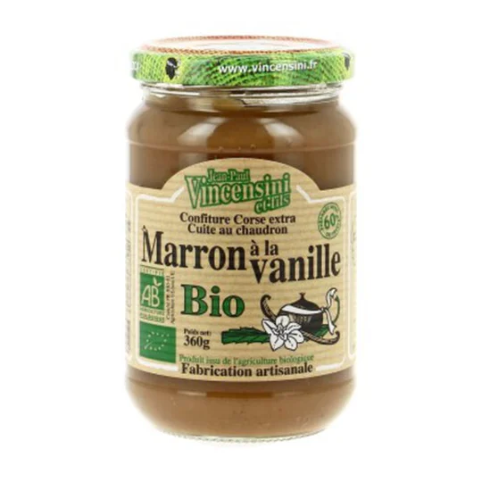 Crème de Marron à la Vanille Bio