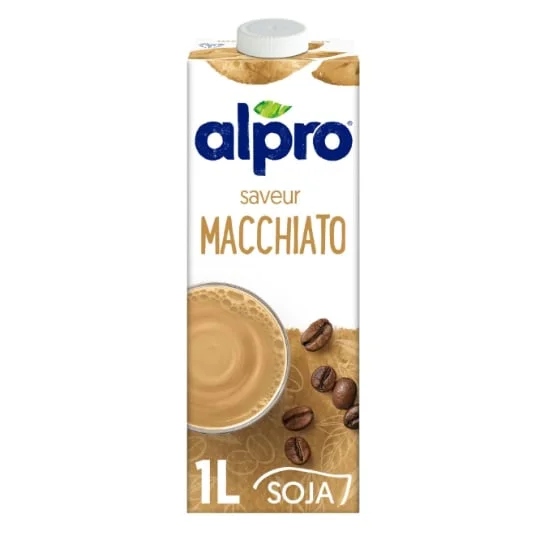 Boisson végétale soja macchiato