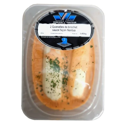 Quenelles de brochet sauce Nantua