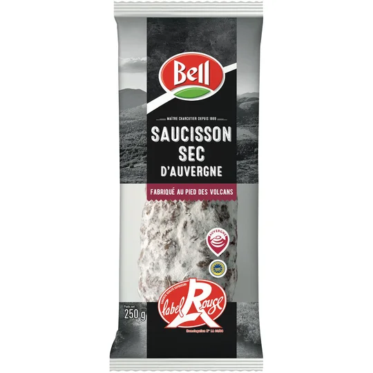 Saucisson sec d'Auvergne Label Rouge IGP