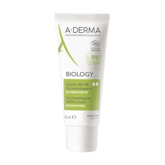 A-Derma Biology Crème Riche Dermatologique Hydratante Bio