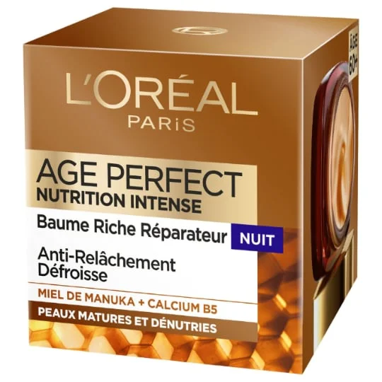 Baume Visage Nuit Anti-Âge Réparateur Nutrition Intense