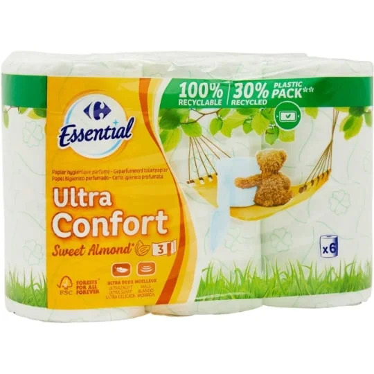 Papier toilette parfumé amande douce