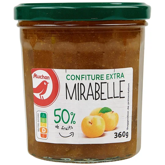 Confiture extra de mirabelles