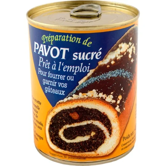Pavot sucré préparation