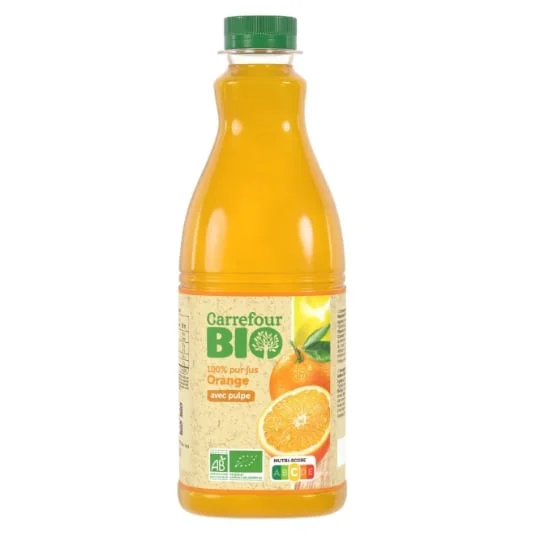Jus d'orange avec pulpe