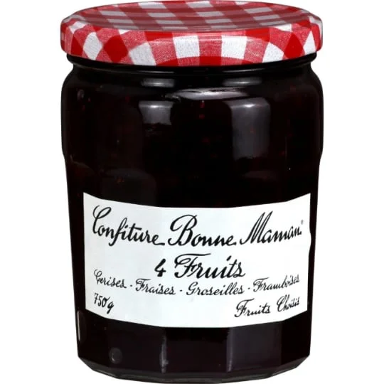Confiture 4 fruits rouges
