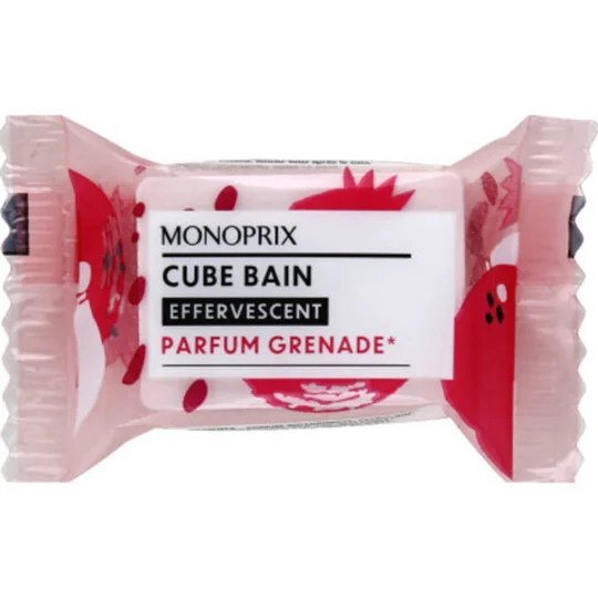 Cube de bain grenade