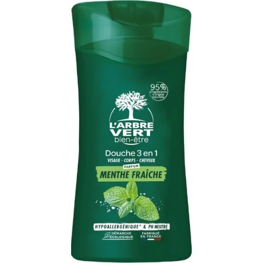 Gel Douche homme à la menthe