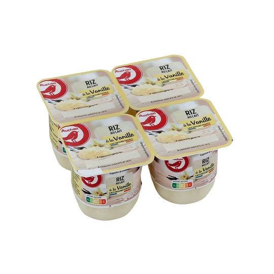 Riz au lait à la vanille