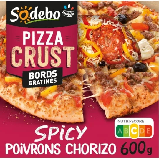 Pizza chorizo poivrons
