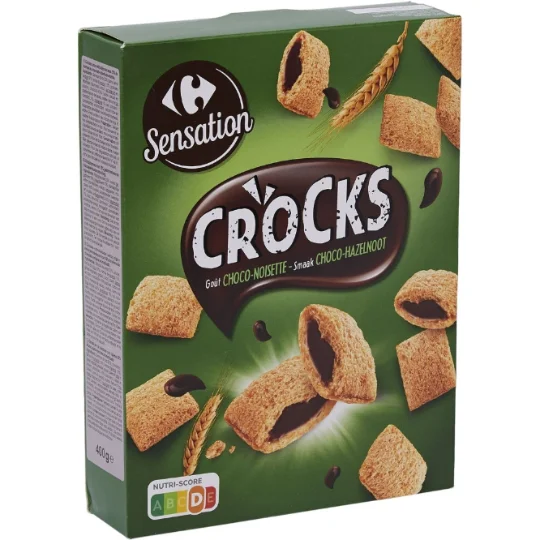 Céréales fourrées choco-noisette