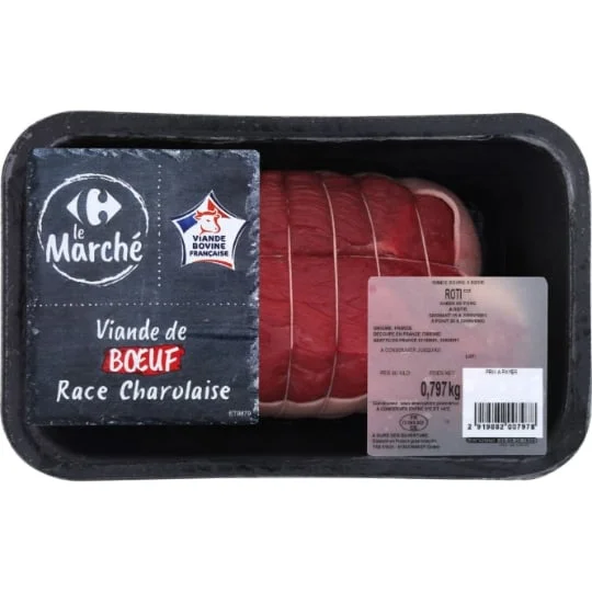 Viande bovine : ROTI*** à rôtir