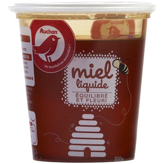 Miel de fleurs liquide équilibré et fleuri