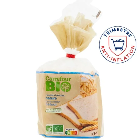 Pain de mie Nature Bio Grandes Tranches