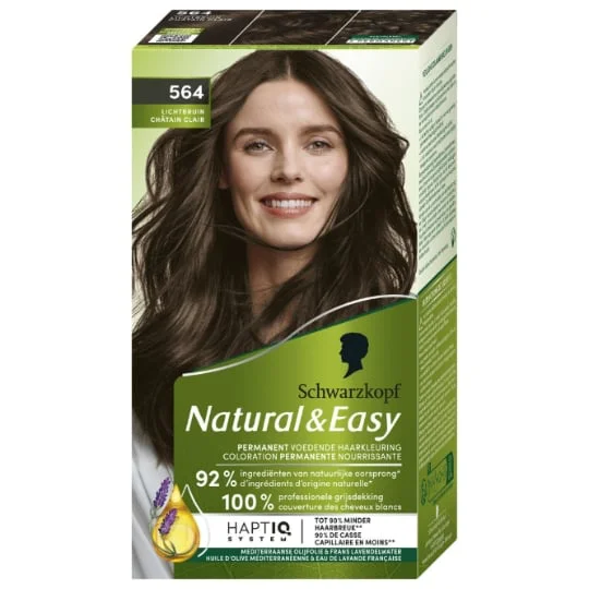 Coloration Permanente natural & easy châtain clair 564