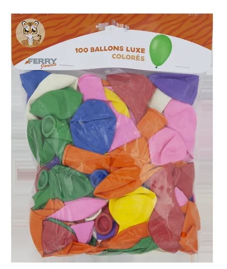 Ballons luxe colorés