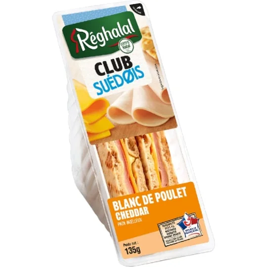 Sandwich poulet cheddar Halal