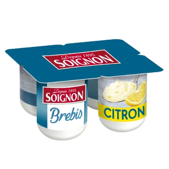 Yaourts au lait de brebis citron