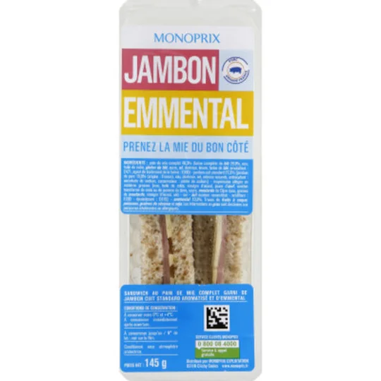 Sandwich jambon emmental