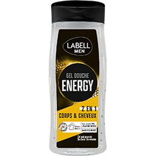 Gel douche Energy 2 en 1 corps & cheveux