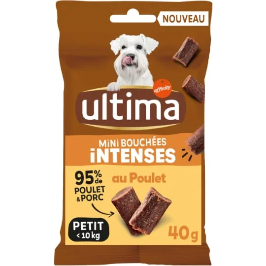 Mini snack pour chien mini bouchées plaisir au poulet