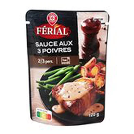 Sauce au 3 poivres