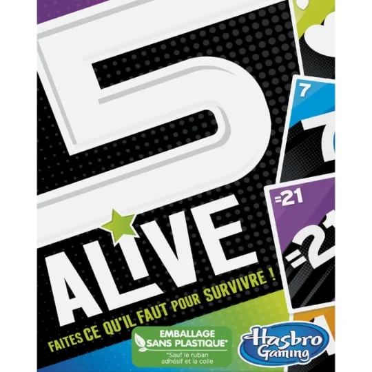 5 alive jeu de cartes Dès 8 ans