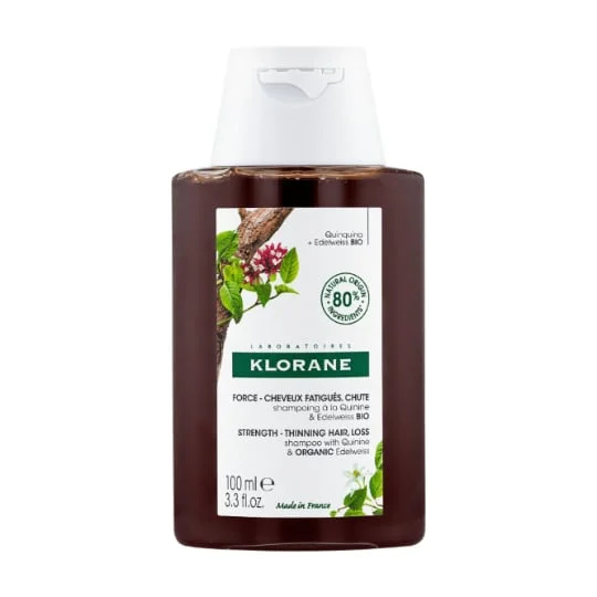 Shampoing fortifiant à la quinine et edelweiss Bio