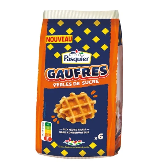 Gaufres aux perles de sucres PASQUIER
