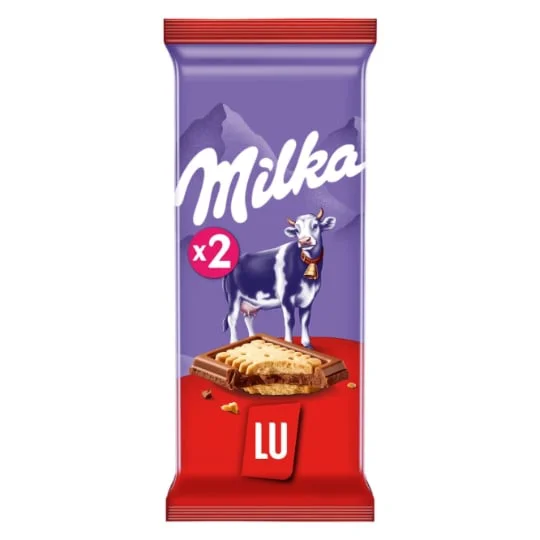 Chocolat au lait et biscuit Lu