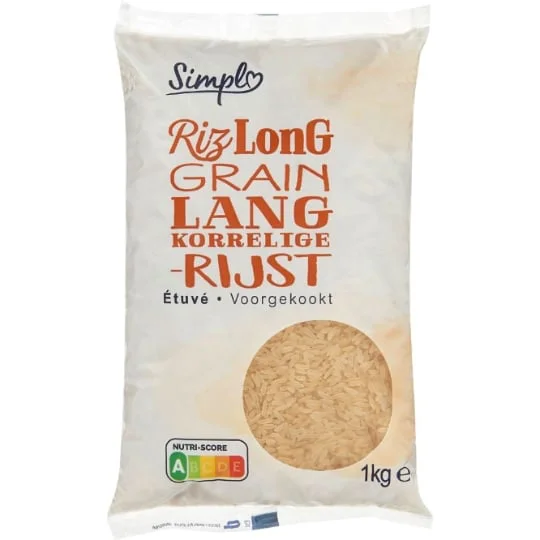Riz long grain étuvé
