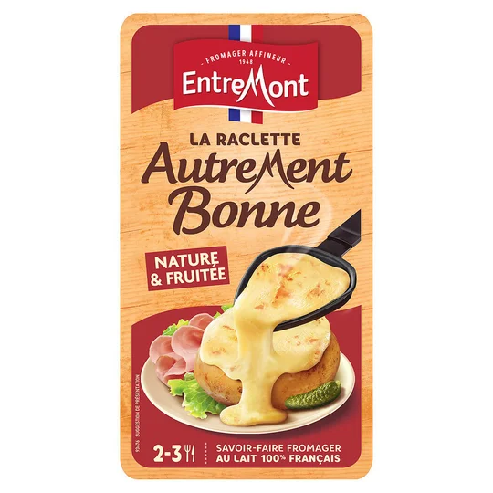 Fromage à raclette tranchée