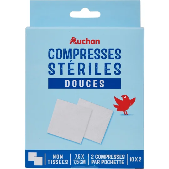 Compresses stériles douces