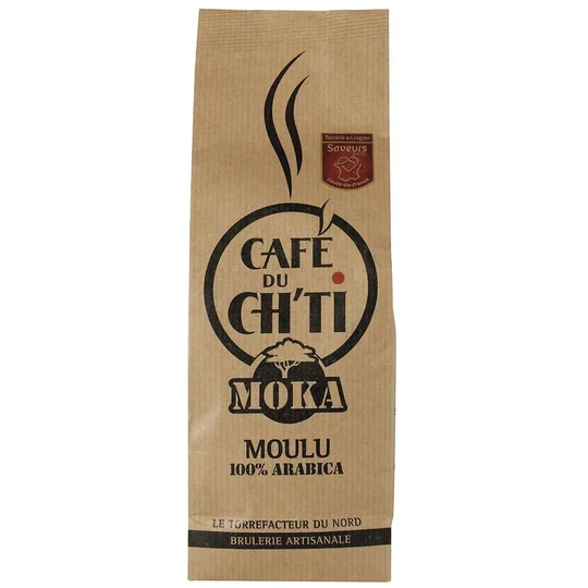Café moulu Moka pur arabica
