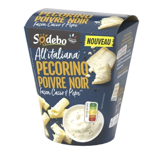 Pasta box all'italiana pecorino poivre noir