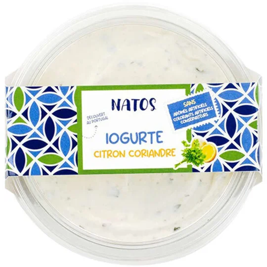 Iogurte citron coriandre