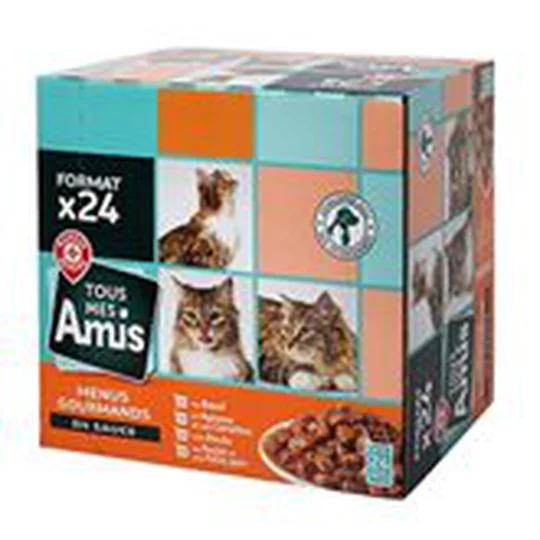 Sauce pour chat Viande menus gourmands