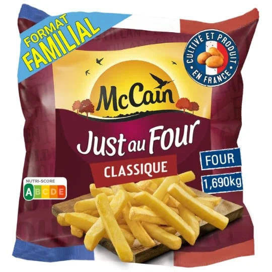 Frites just au four classique