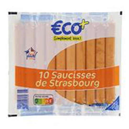 Saucisse de Strasbourg x10