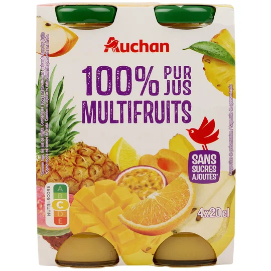 Pur jus multifruits bouteilles