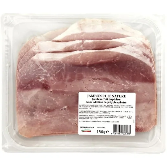 Jambon cuit nature
