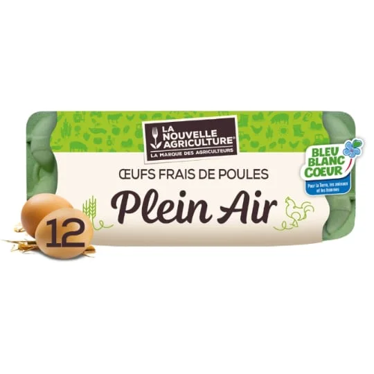 Oeufs de Plein Air Bleu-Blanc-Coeur