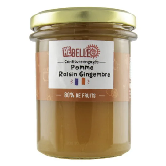 Re-Belle Confiture de Raisin, Pomme et Gingembre