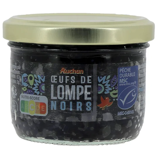 Oeufs de lompe noirs