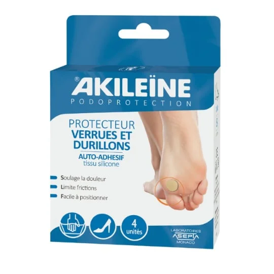 Protecteur Verrues Et Durillons Auto-Adhesif Soulage La Douleur Limite Frictions Facile À Positionner En Silicone